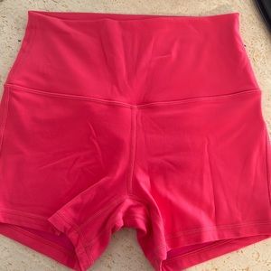 New lululemon 4in “Lip Gloss” shorts